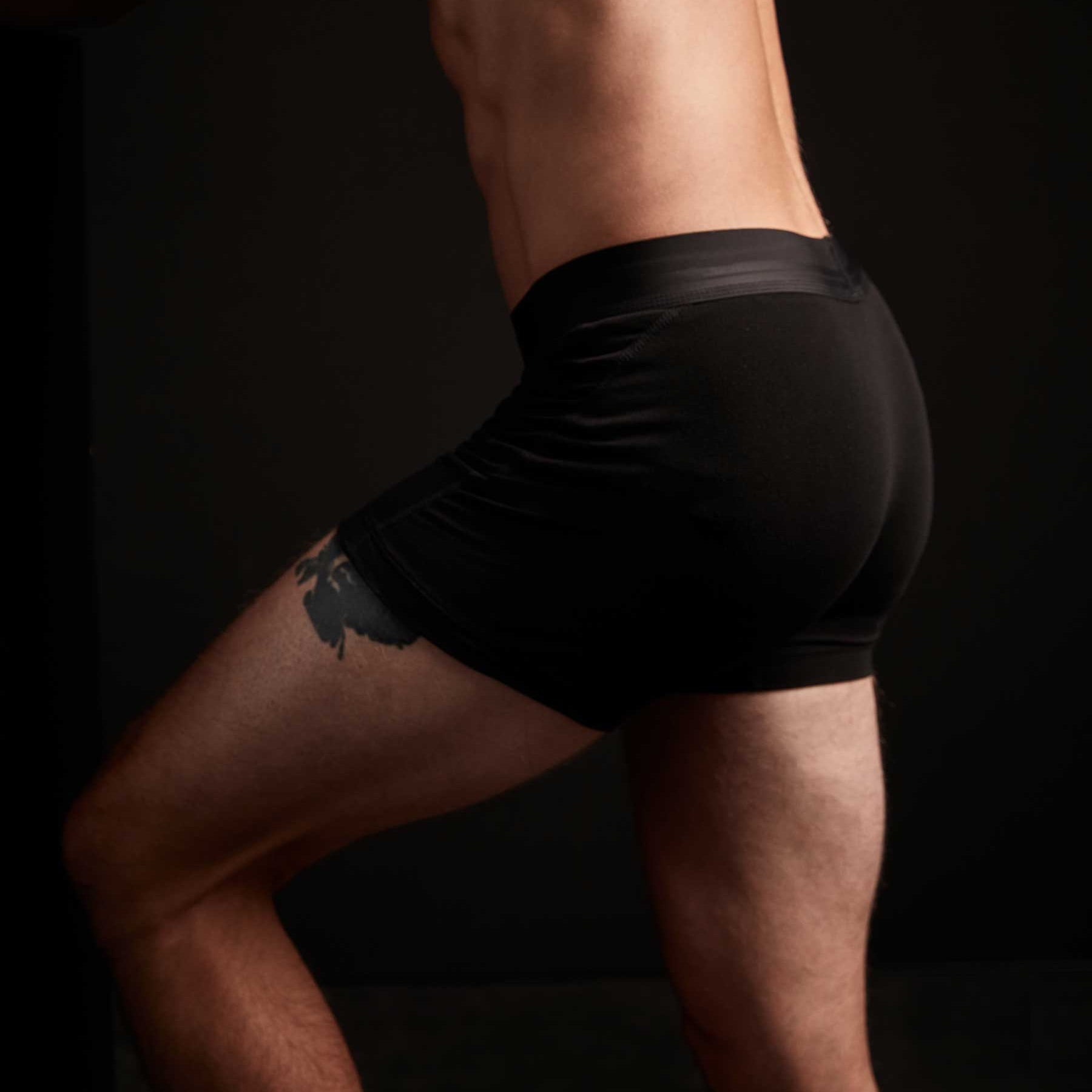 Elevated Lotus Sport Boxer Shorts 3 Pack - Black | Breathable & Comfortable Men's Underwear for Gym, Running & Everyday Wear