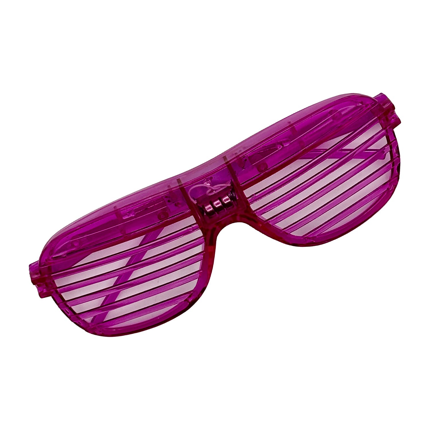 Flashing Shutter Glasses - 12 Pack Party Favors for Raves, Concerts & Halloween Costumes | LED Light Up Novelty Glasses for Nightclubs, Festivals & Themed Events