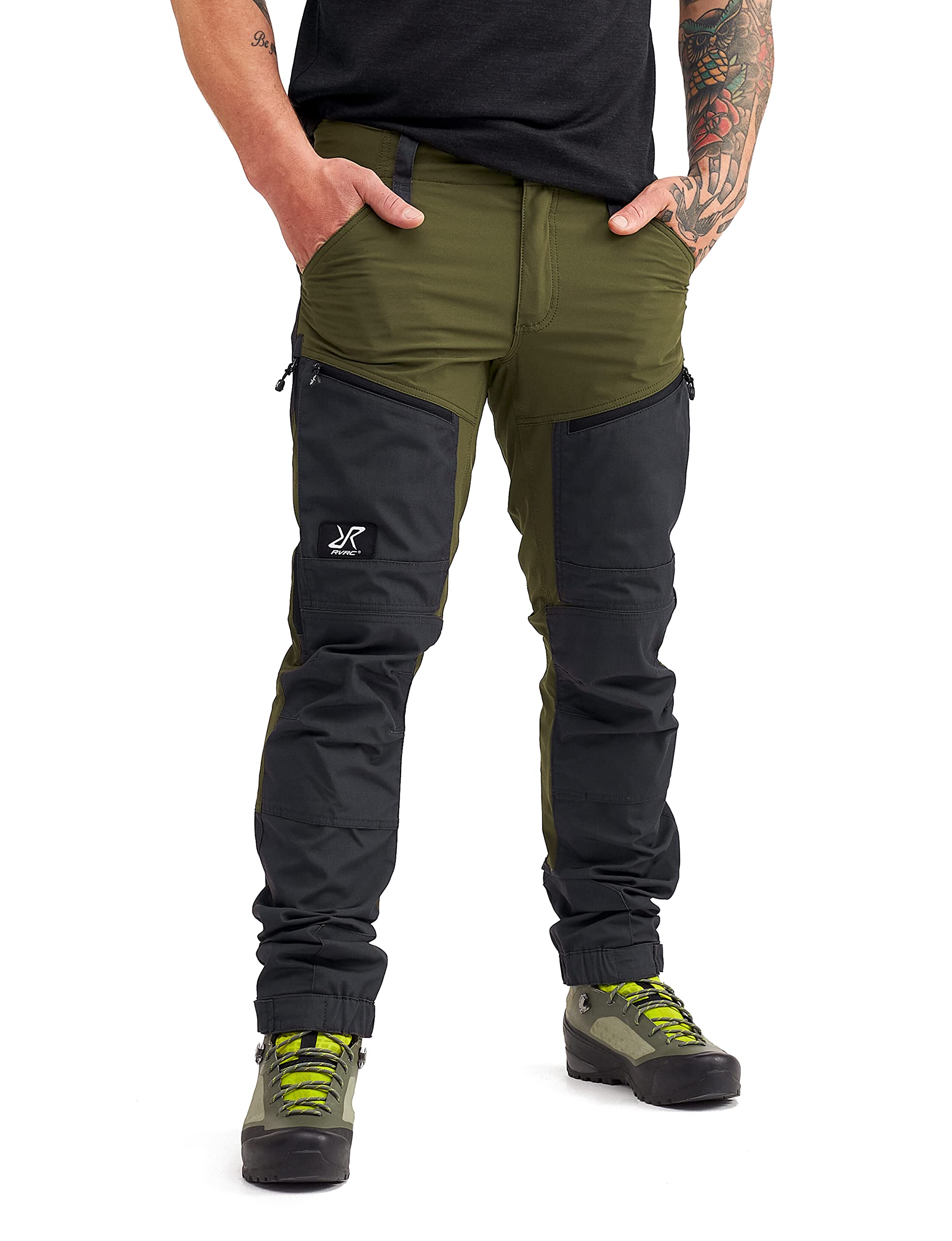 RevolutionRace Men’s GP Pro Pants - Durable, Breathable Outdoor Hiking Pants for Men | Water-Resistant & Lightweight for Hiking, Camping & Adventure Travel