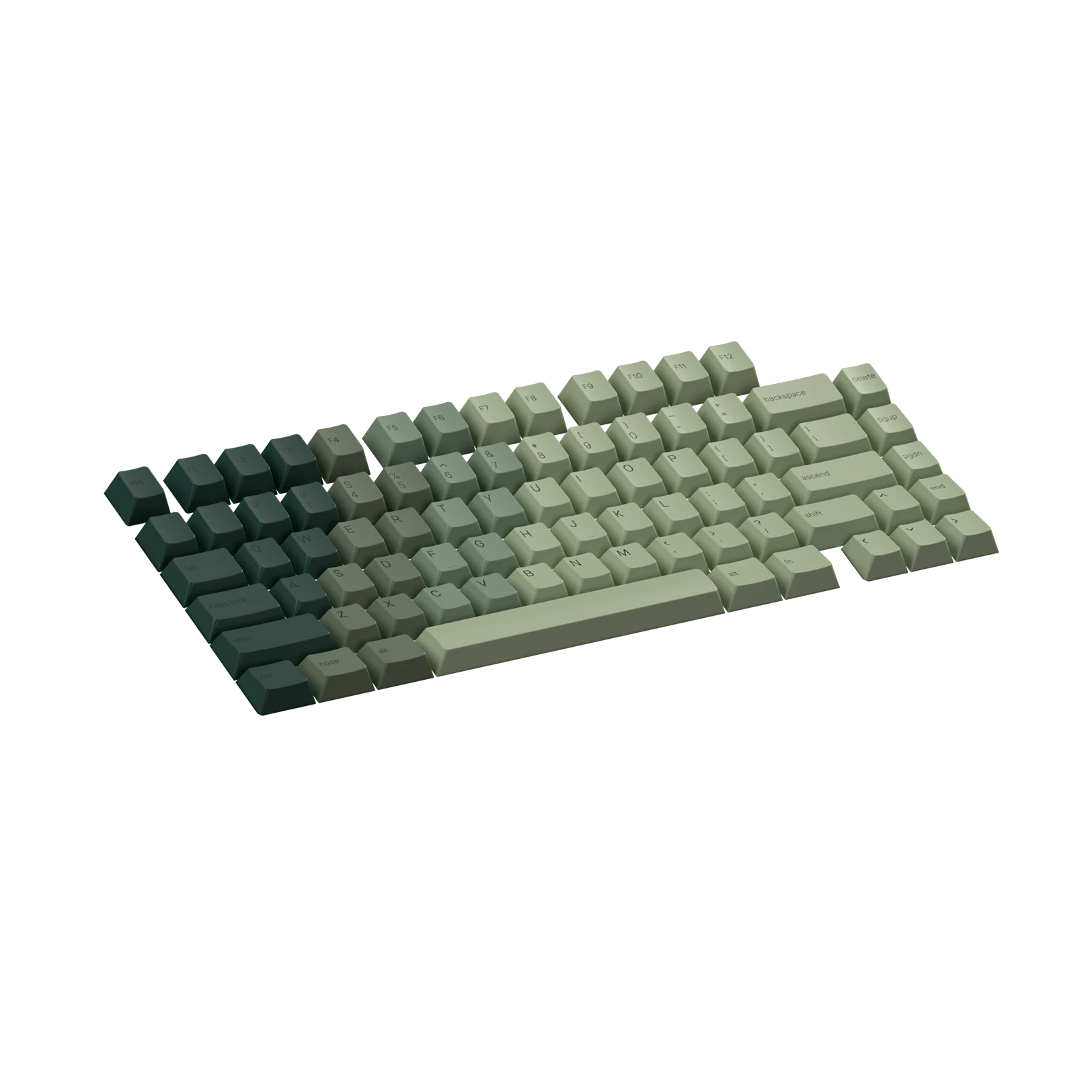 Alpine Forest Keycaps for Mechanical Keyboards - Custom Cherry MX Keycap Set for Gaming & Typing - Perfect for PC, Mac & Laptop Enthusiasts