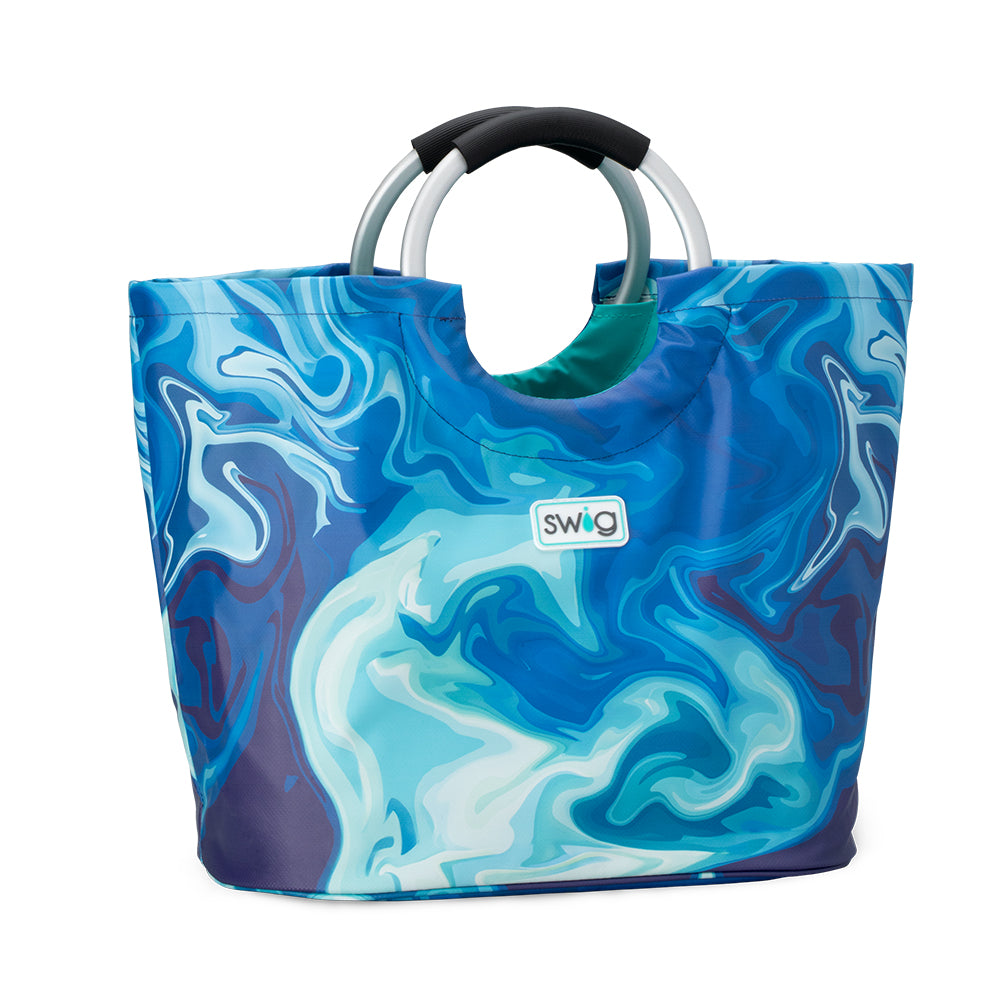 Blue Lagoon Loopi Tote Bag - Stylish & Durable Reusable Shopping Bag for Beach, Grocery & Everyday Use