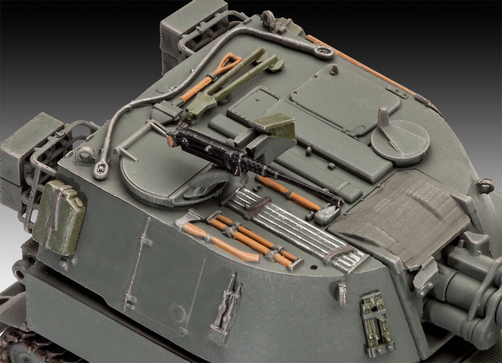 Revell 03265 M109 US Army 1:72 Scale Military Model Kit - Highly Detailed Plastic Tank Model for Collectors & Hobbyists - Perfect for Dioramas, Wargaming & Display