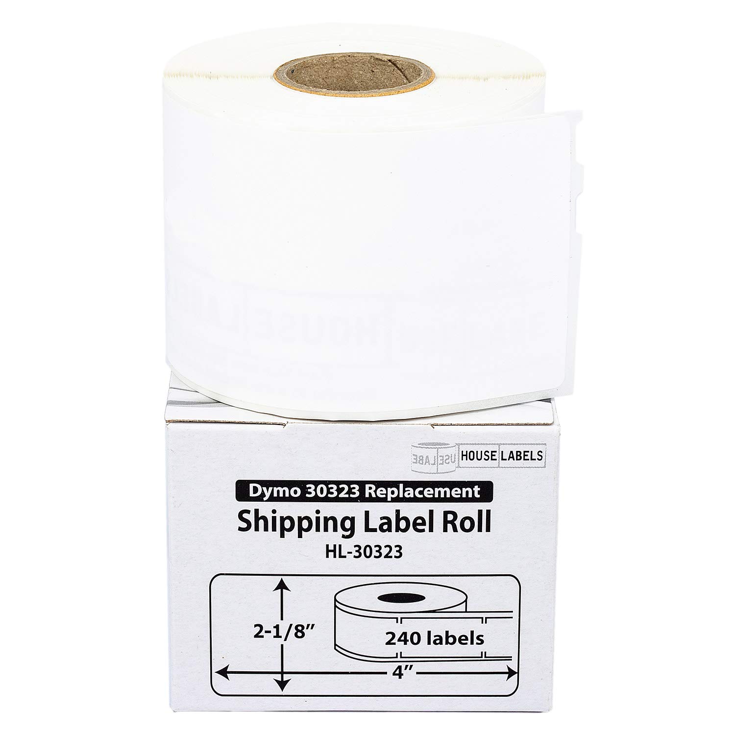 HOUSELABELS Compatible DYMO 30323 Shipping Labels (2-1/8