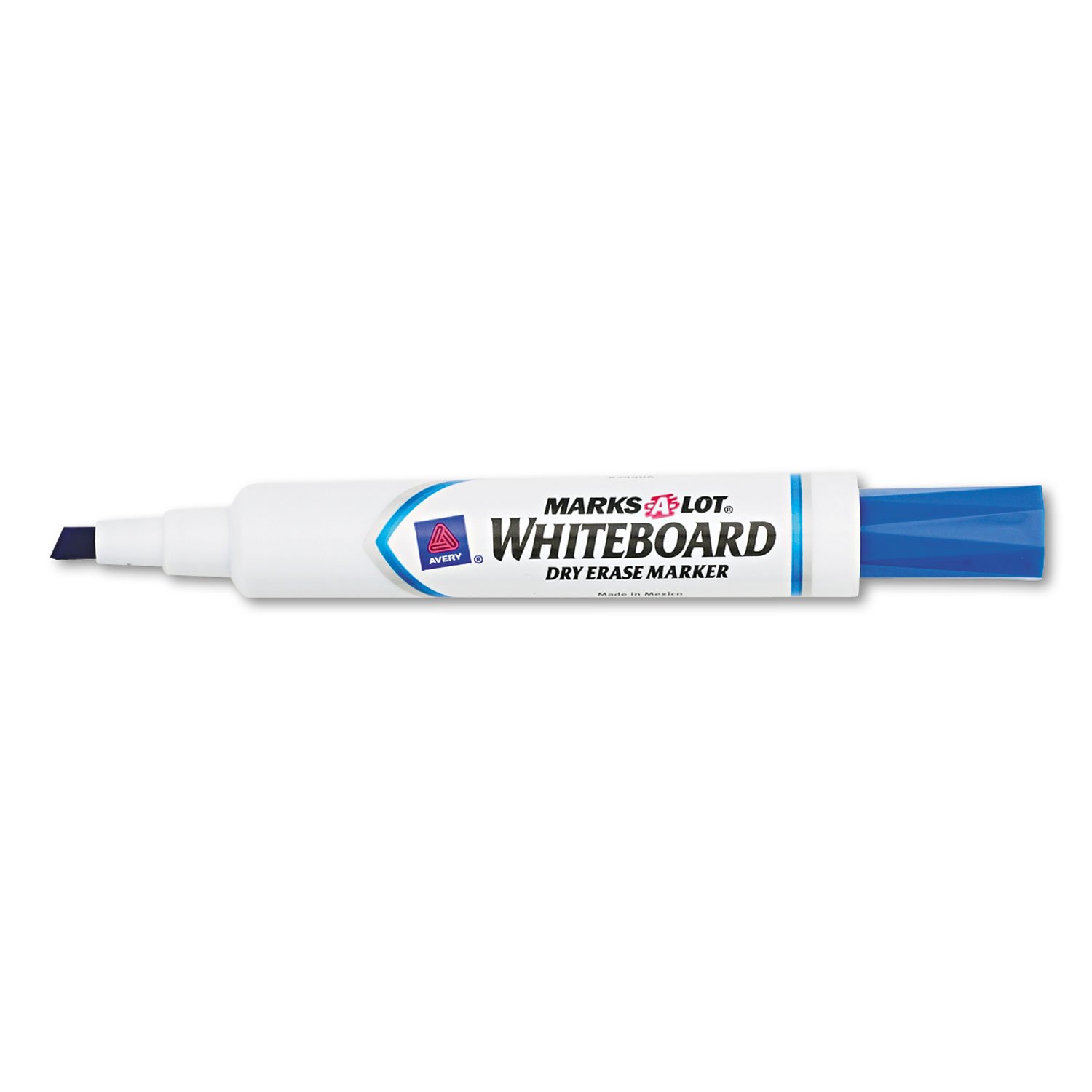 Avery Dennison 24-406 Avery® Desk Style Dry Erase Markers - 12 Pack Low Odor Whiteboard Markers for Office, Classroom & Home Use - Fine Tip Dry Erase Pens for Whiteboards, Glass & Planner Boards