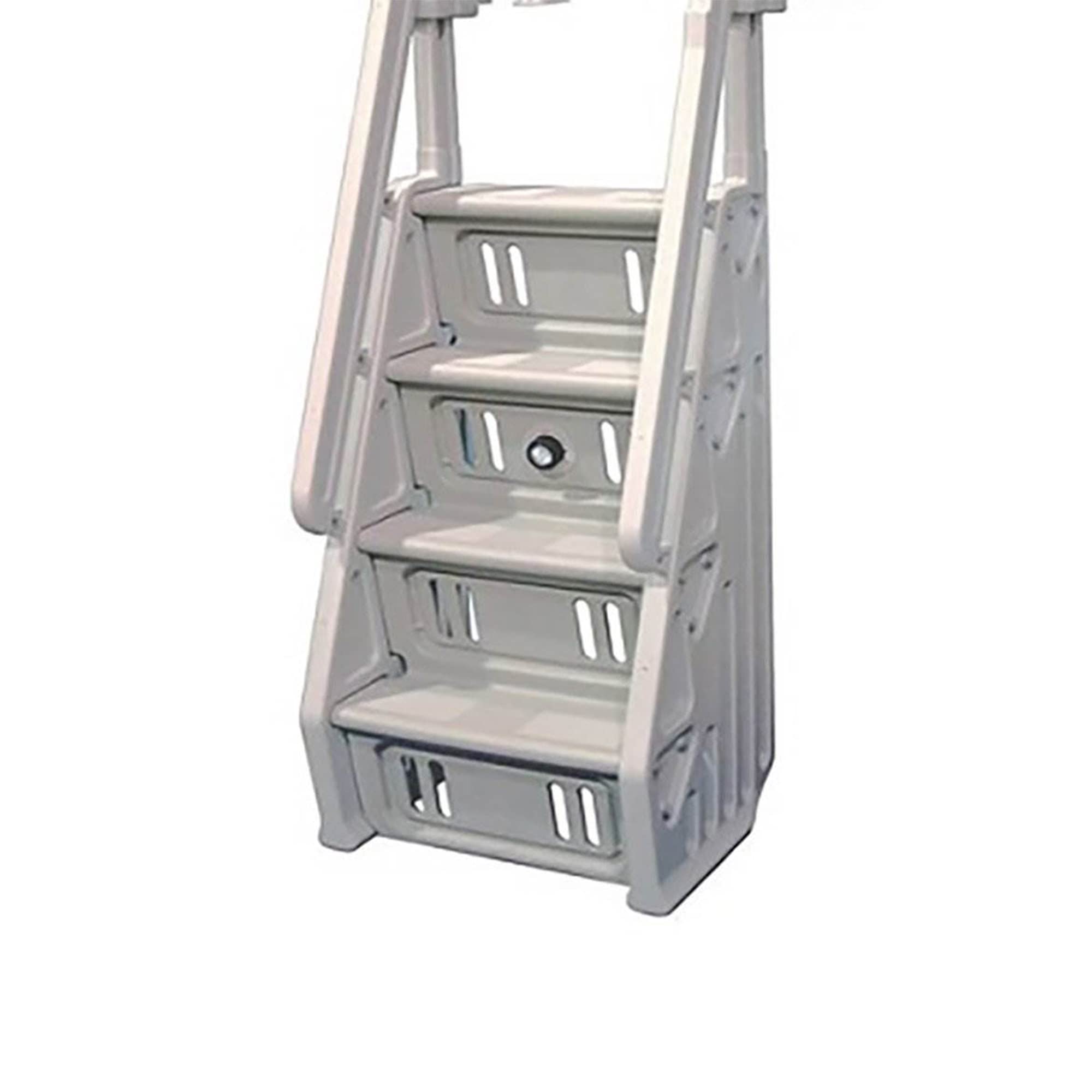 Durable Above Ground Swimming Pool Ladder for 48-60 Inch Pools | Vinyl Coated Steps with Protective Mat | Safe Entry & Exit for Inground & Above Ground Pools | Perfect for Backyard, Vacation Homes & Family Swim Time