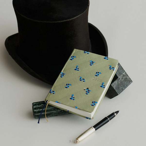 Hobonichi Techo 2025 Planner - Bow & Tie Snake Design A6 Size Daily Journal (English Edition) | January Start, Monday Start | Perfect for Work, School & Personal Organization