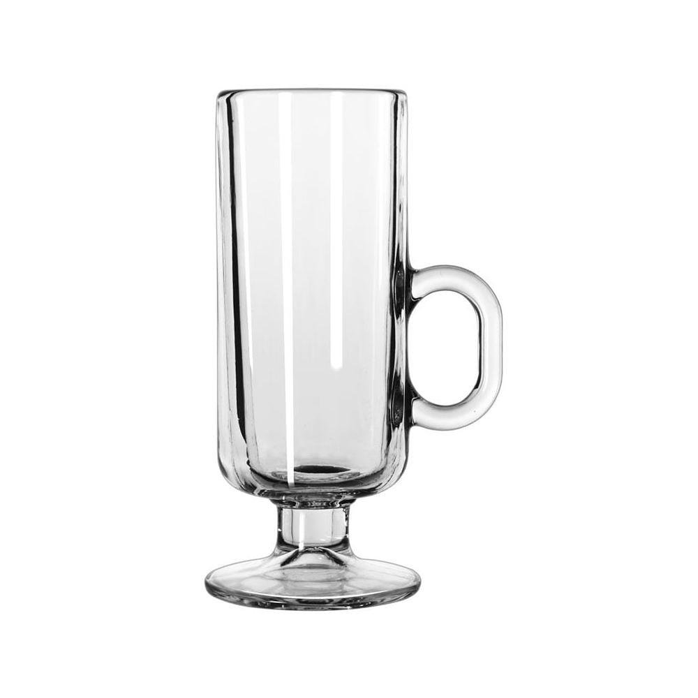 Libbey 8 Oz Irish Coffee Glass Set - 24-Pack for Restaurants, Bars & Home Entertaining - Durable Clear Glassware for Hot & Cold Beverages