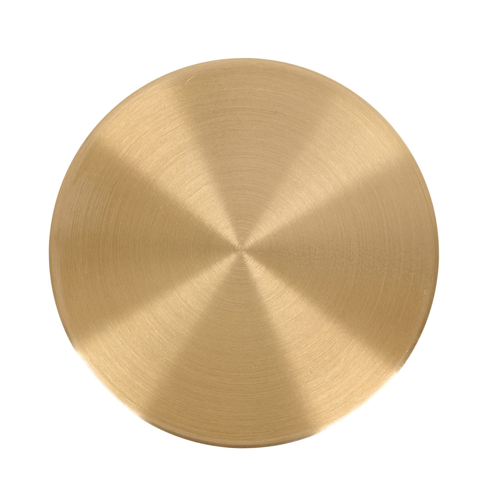 SKISUNO 4-Piece Brass Round Paperweights for Calligraphy & Chinese Ink Painting - Gold Decorative Rulers for Artists, Office Desk Accessories - Perfect for Art Studios, Home Decor & Gift Giving