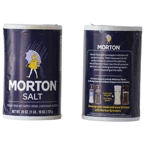 Morton Salt Stash Container - Airtight Food Storage for Spices, Herbs & Seasonings | Perfect for Kitchen, Camping & Emergency Prep