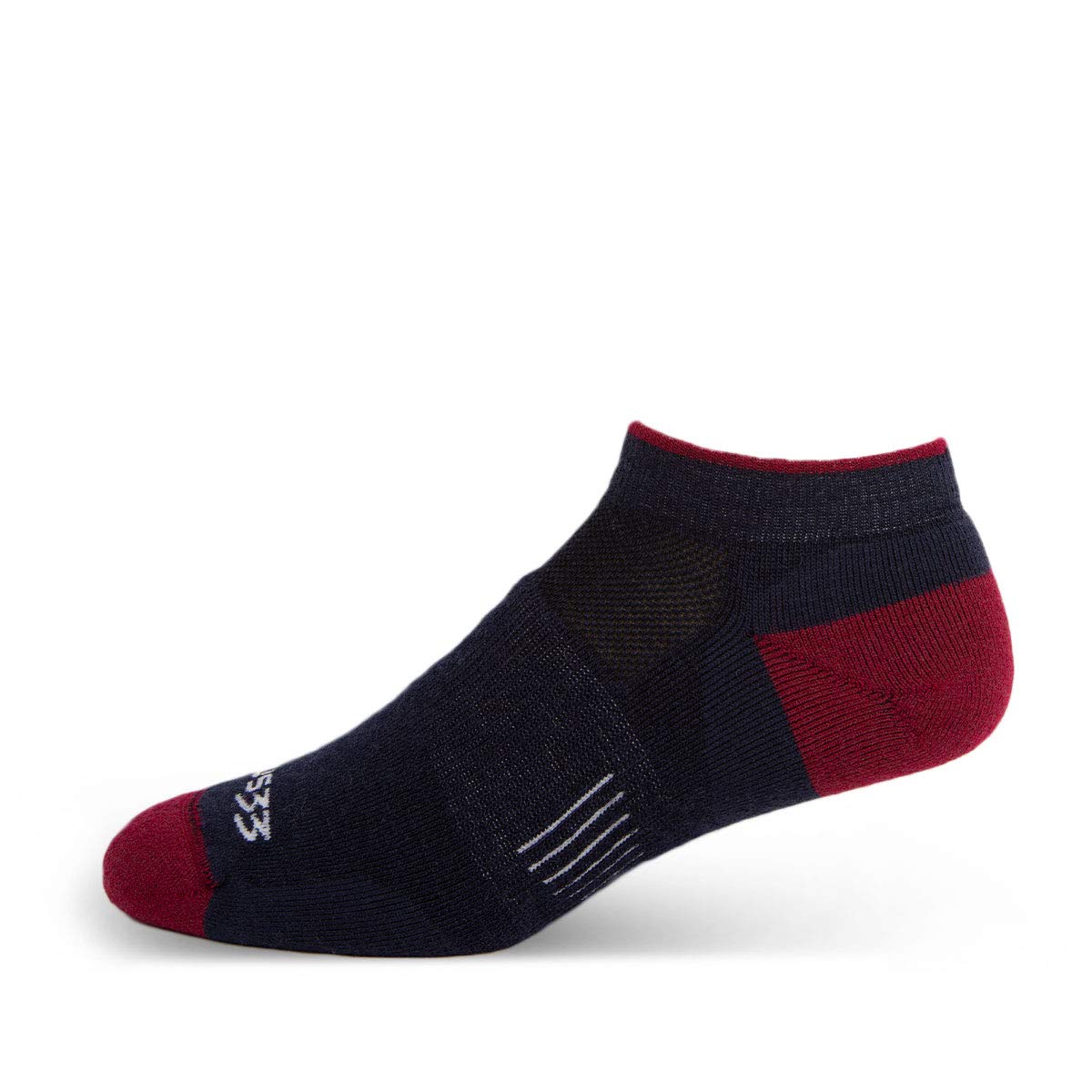 USA Made No Show Socks - Breathable Merino Wool Running Socks for Men & Women - Perfect for Hiking, Gym Workouts & Outdoor Activities - Mountain Heritage Collection
