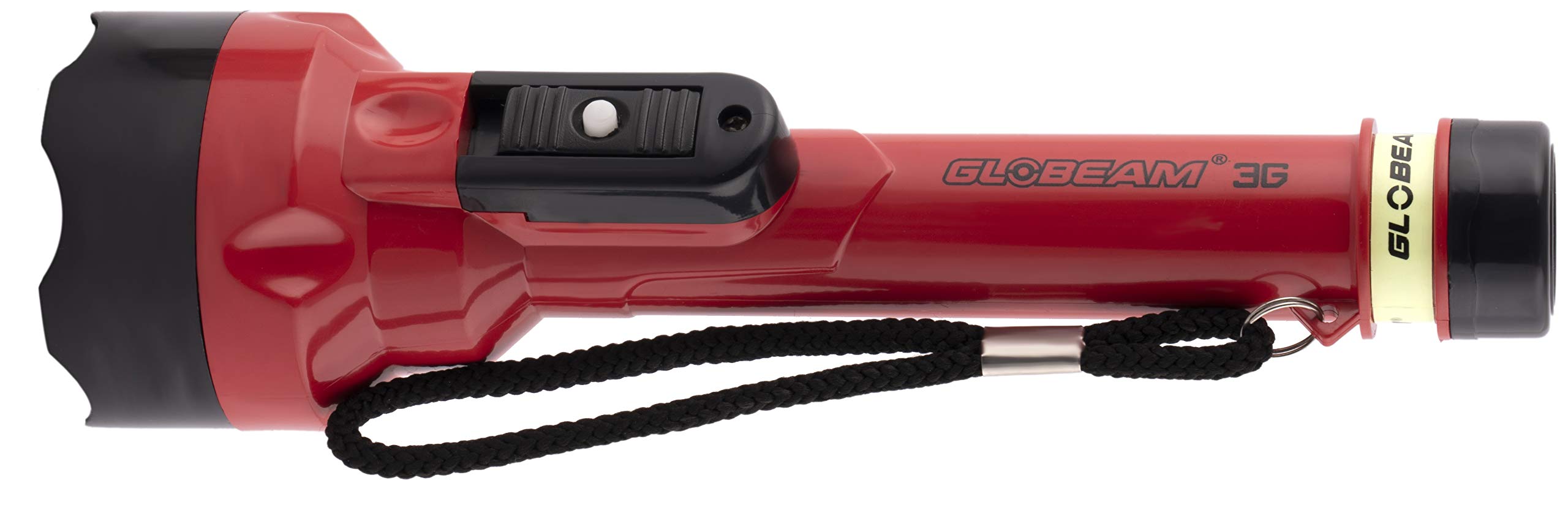 GLOBEAM - 3G LED Flashlight with 0.75W SMD LED, Powered by 3 AA Batteries (Included), Advanced Lock Flash Switch & Reflector - Perfect for Camping, Hiking, and Emergency Use
