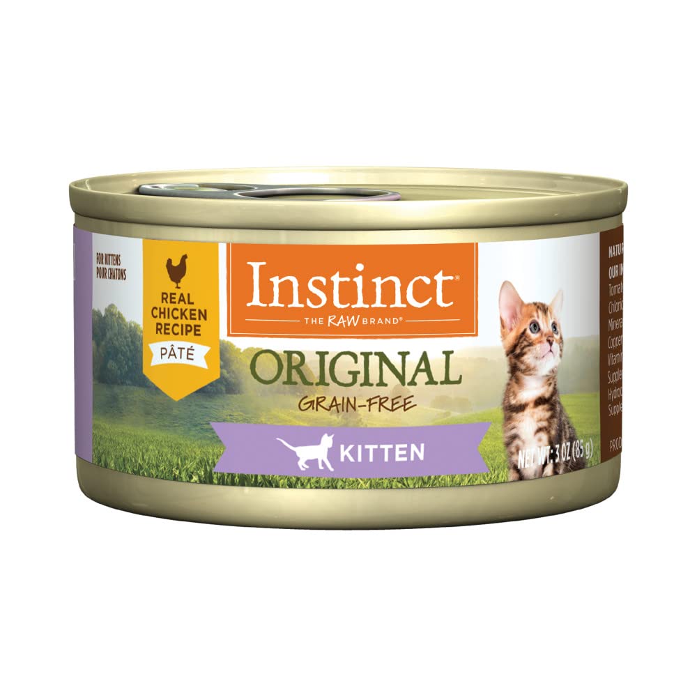 Instinct Grain Free Kitten Food - Natural Dry & Wet Cat Food for Kittens | High Protein, Grain-Free Nutrition for Growing Cats | Perfect for Weaning, Growth & Digestive Health