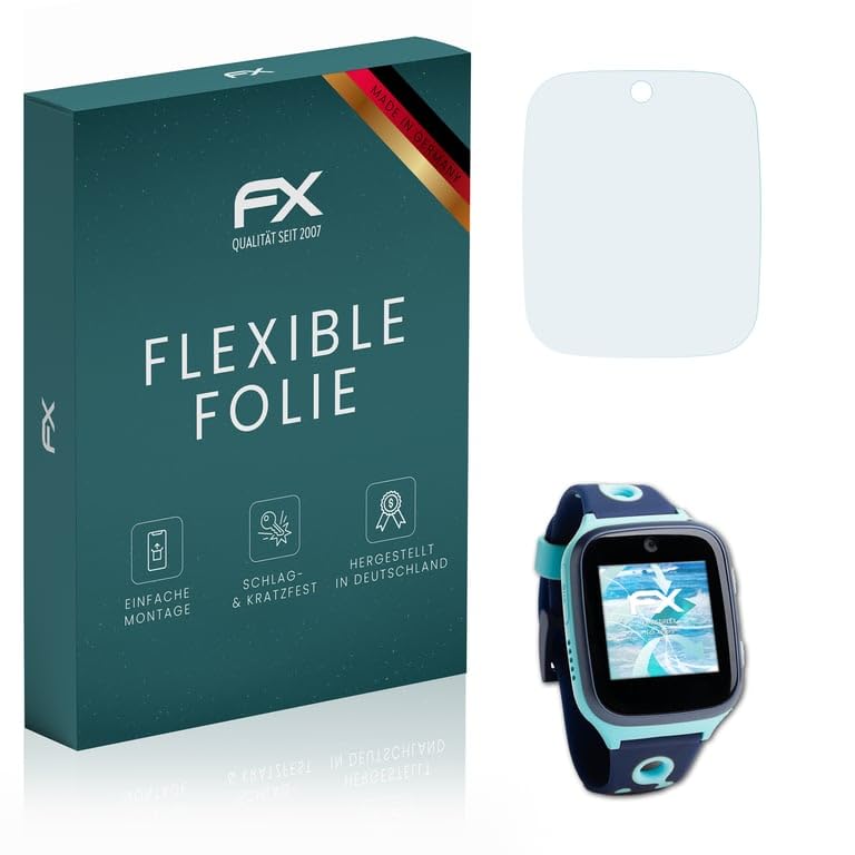 XPlora 4 Screen Protector - 3 Pack Ultra Clear Flexible Film FX Screen Protection | Scratch & Bubble Resistant | Perfect for Kids' Smartwatches, Outdoor Activities & Daily Use