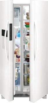 Frigidaire FRSS2323AW 22.3 Cu. Ft. Side by Side Refrigerator - White, Energy Efficient, Standard Depth (33