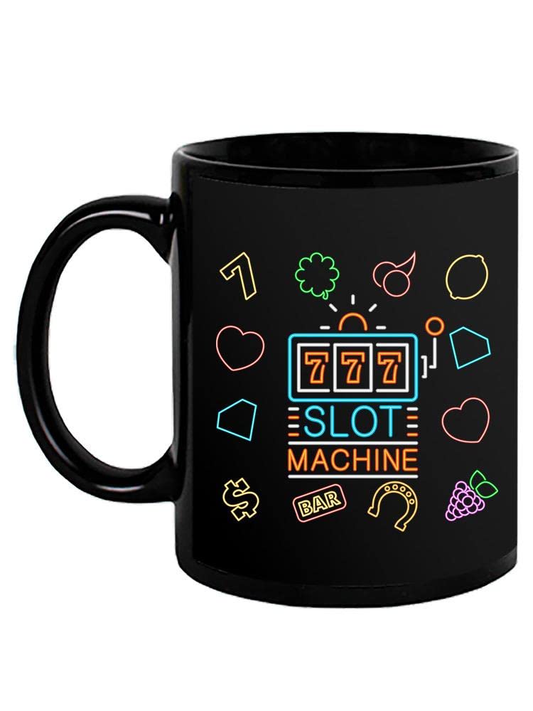 777 Slot Machine Coffee Mug - Vintage Casino Theme Ceramic Cup for Coffee, Tea & Hot Drinks - Perfect for Casino Lovers, Gamers & Gift Giving