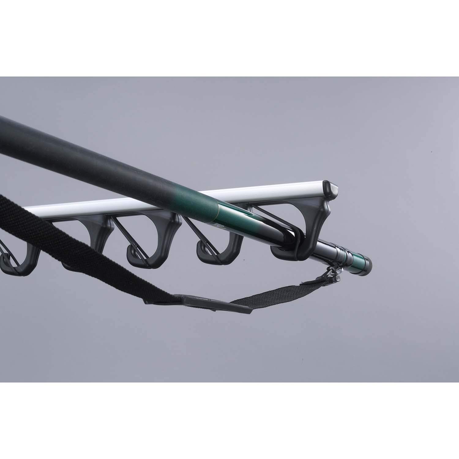 INNO Rod Holder J Hook 7 - Adjustable Fishing Rod Holder for Kayak, Boat, and Dock - Secure and Durable Fishing Gear Accessory for Saltwater and Freshwater Anglers