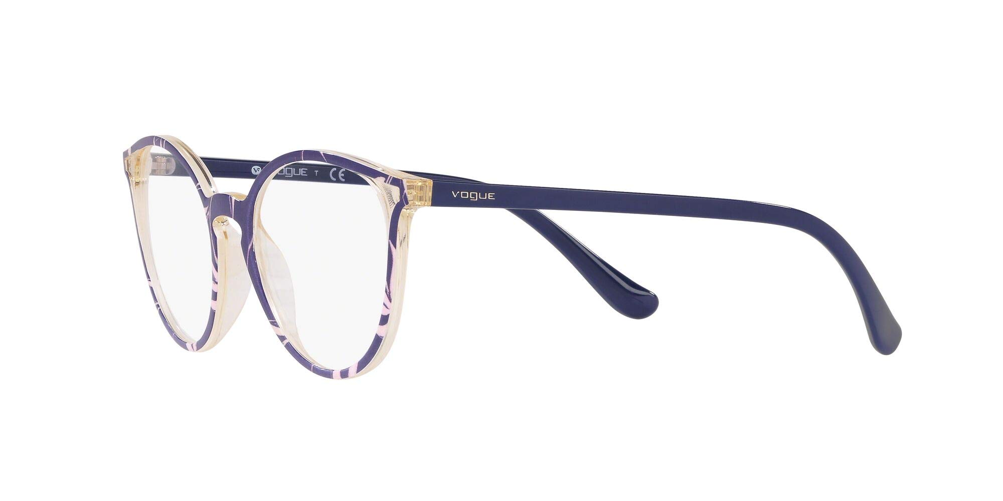 Vogue Eyewear Vo5254 Round Prescription Glasses for Women - Stylish & Lightweight Eyeglass Frames for Everyday Wear, Office & Reading