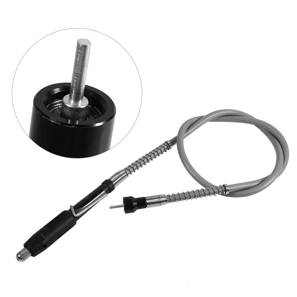 3.2mm Flexible Shaft Adapter Attachment for Rotary Tools - Drill Extension Cord Chuck for Dremel, Grinder & Power Tools - Perfect for DIY Projects, Woodworking & Metalworking