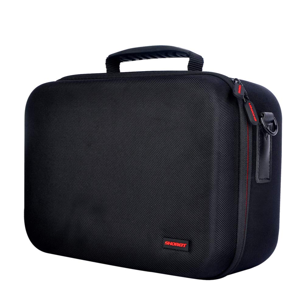 Hemobllo VR Headset Case - Shockproof Travel Bag for Oculus Quest 2 & Glasses Storage