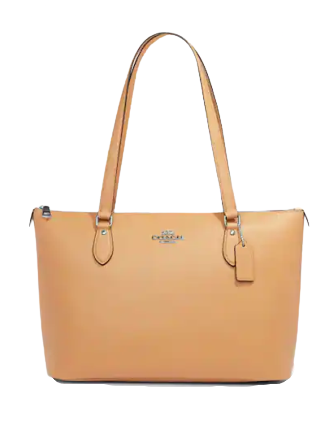 Coach Gallery Tote Bag for Women - Genuine Leather Designer Handbag with Shoulder Strap - Perfect for Work, Travel & Everyday Use