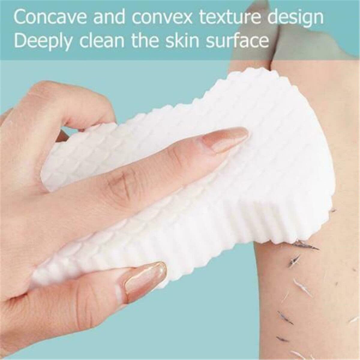 Exfoliating Bath Sponge for Women & Men - Super Soft 3D Shower Brush with Exfoliator to Remove Dead Skin - Spa Quality Body Scrub for Smooth Skin - Perfect for Shower, Bath & Home Spa (White)