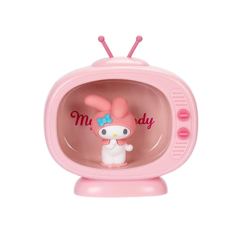 Cute Sanrio Cinnamoroll Hello Kitty Night Light - LED Desk Lamp for Kids Room, Bedside Decor, Anime Themed Gift for Girls & Boys - Perfect for Bedtime, Study Room, and Nursery Lighting