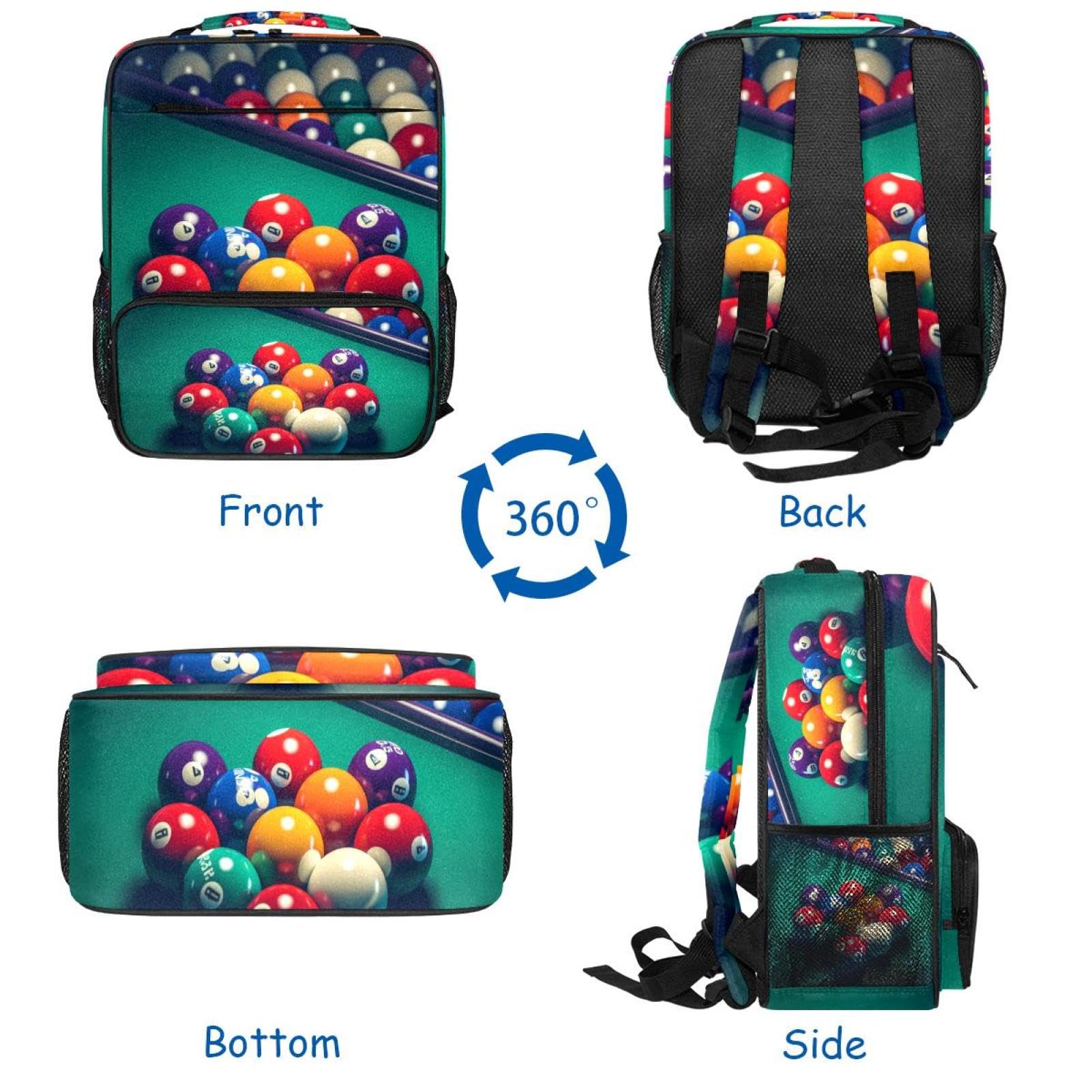 Best Travel Backpacks for Women & Men - Durable Hiking, Commuting & Billiards Backpack - Perfect for Outdoor Adventures, Work & Sports