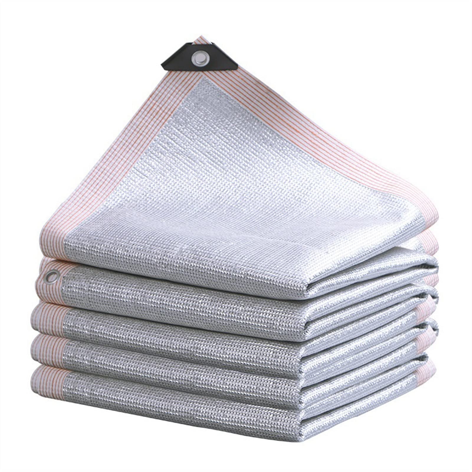 Premium Aluminet Shade Cloth 99% UV Block - Silver 4x6m (13x19ft) Outdoor Shade Tarp with Reinforced Grommets for Greenhouse, Kennel, Patio, Car & Garden Protection | Durable Sun Shade Netting for Plants, Pets & Outdoor Spaces