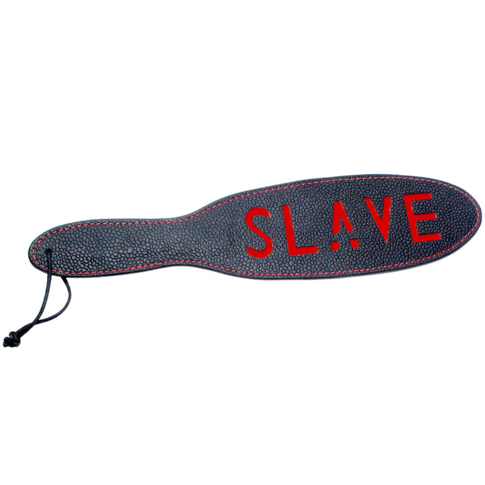 Premium Grain Leather Spanking Paddle - BDSM Toy for Sensual Play & Adult Disciplinary - Perfect for Couples & Role Play Scenes