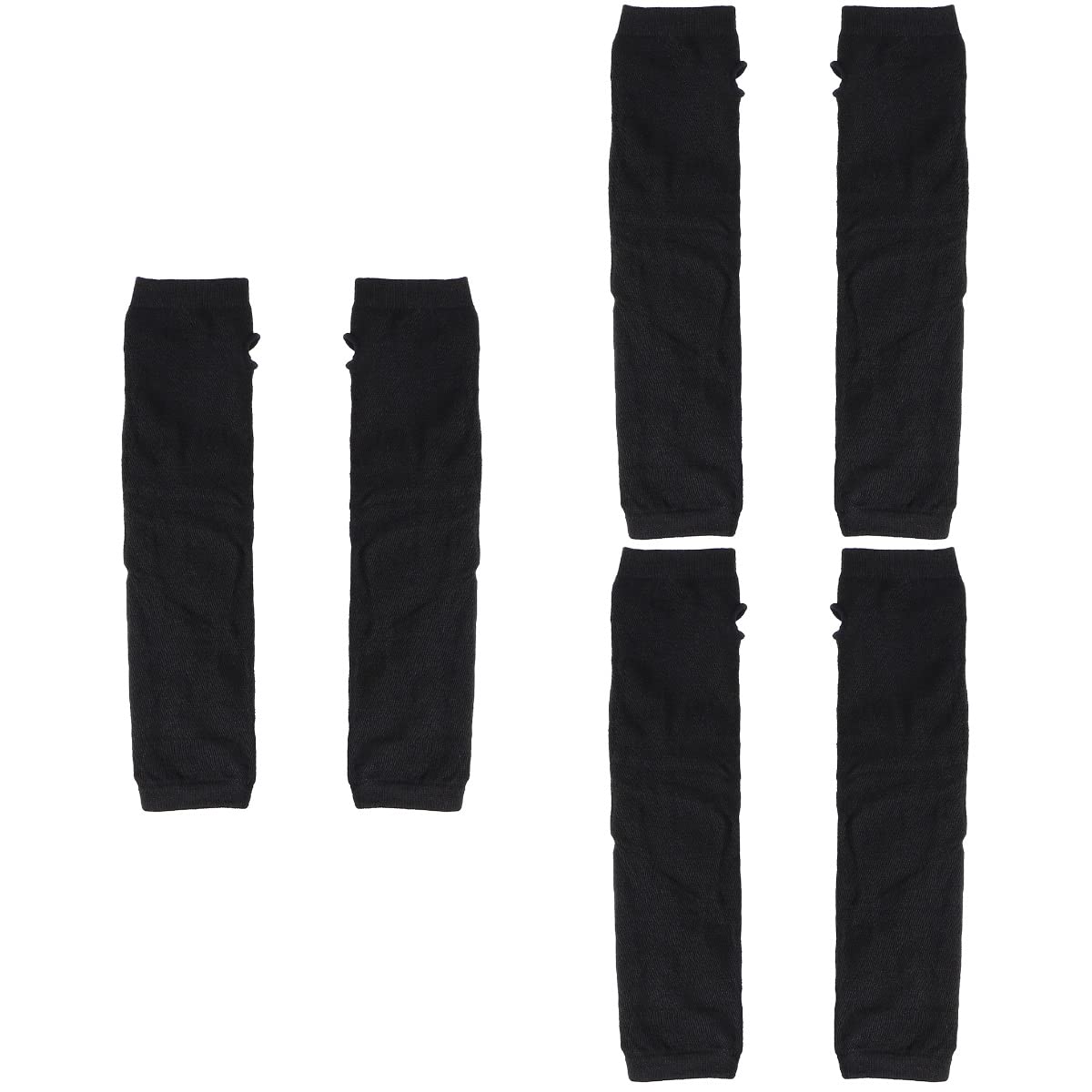 KESYOO 3-Pack Winter Knitted Long Sleeve Gloves - Fingerless Arm Warmers with Thumb Hole for Women | Valentine's Day, Christmas Party Favors & Cold Weather Protection | Perfect for Office, Outdoor Activities & Holiday Gifts