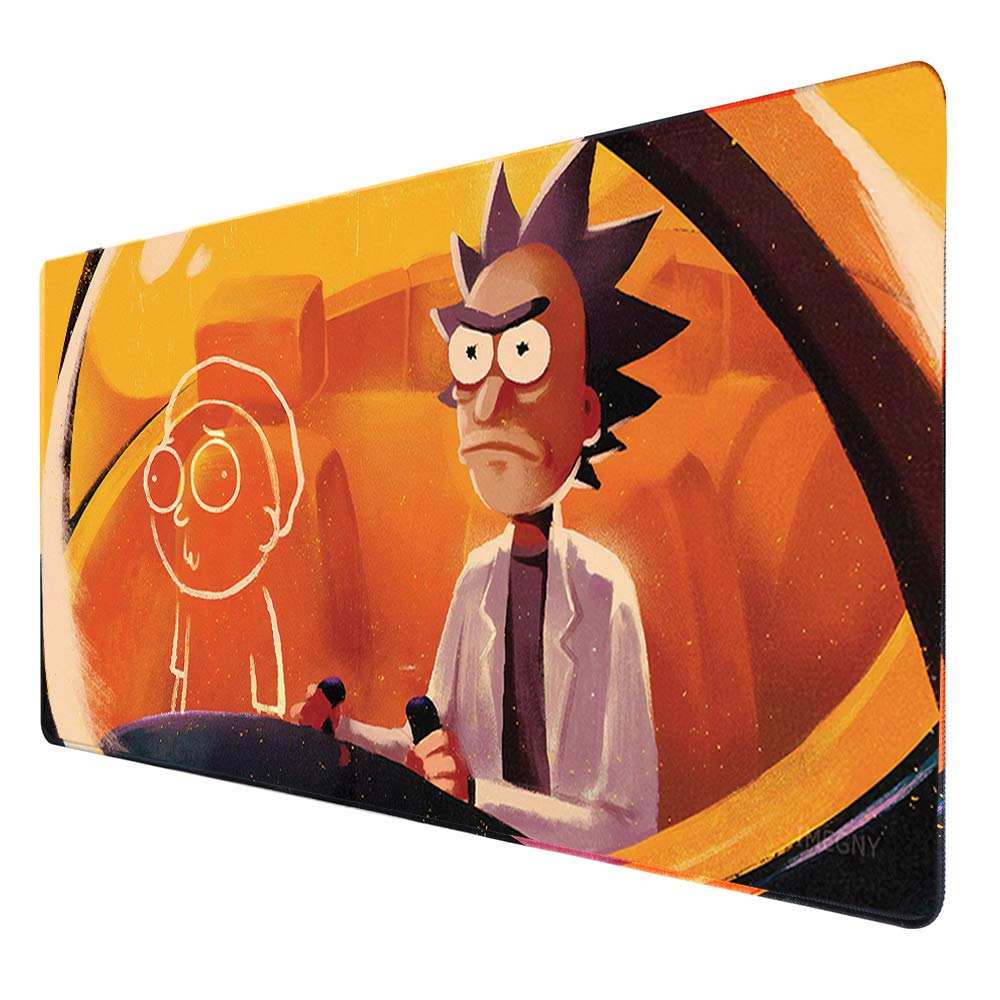 Imegny Large Gaming Mouse Pad - XXL Extended Non-Slip Rubber Desk Mat for Keyboard & Mouse with Stitched Edges | Perfect for PC Gaming, Office Work & Home Computer Setup