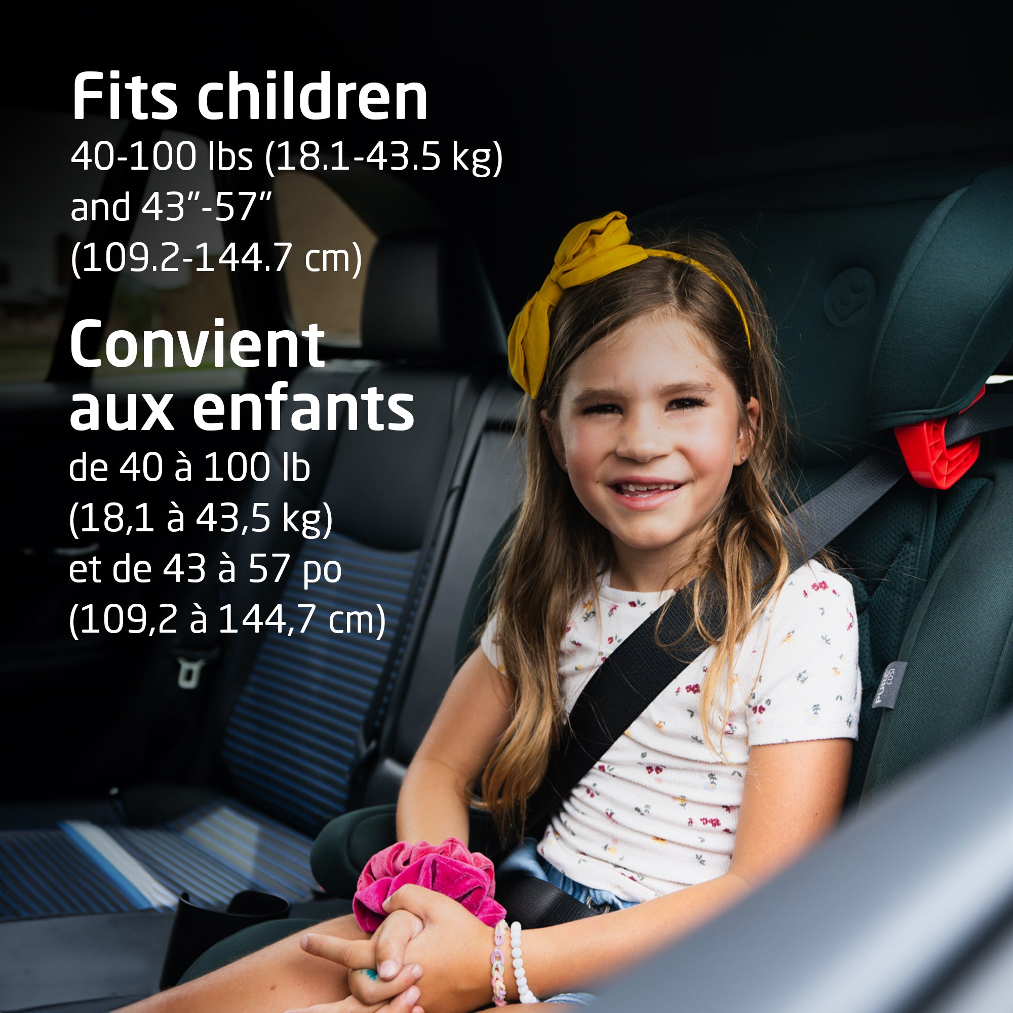 Maxi Cosi RodiSport Booster Car Seat for Kids - Safe & Comfortable High Back Booster with Side Impact Protection - Perfect for Travel & Daily School Commute