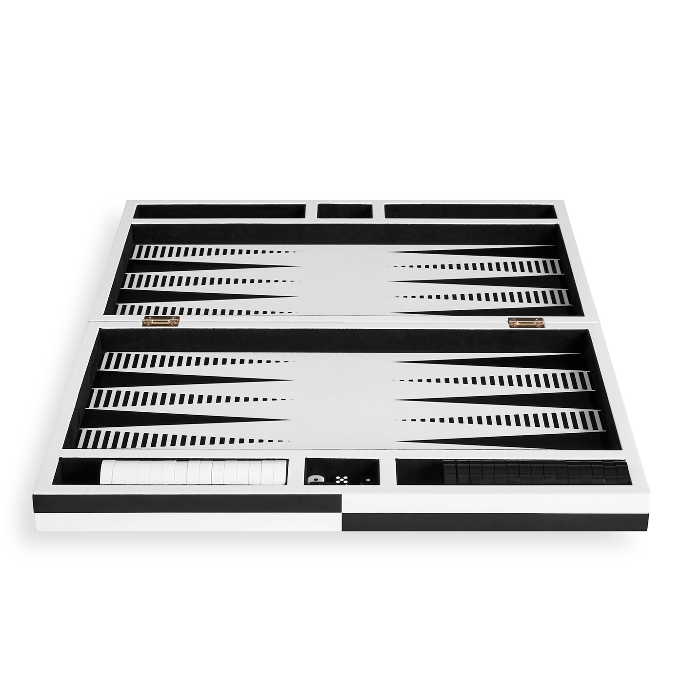 Op Art Backgammon Set - Modern Abstract Board Game for Adults & Teens - Perfect for Game Nights, Travel, and Home Decor