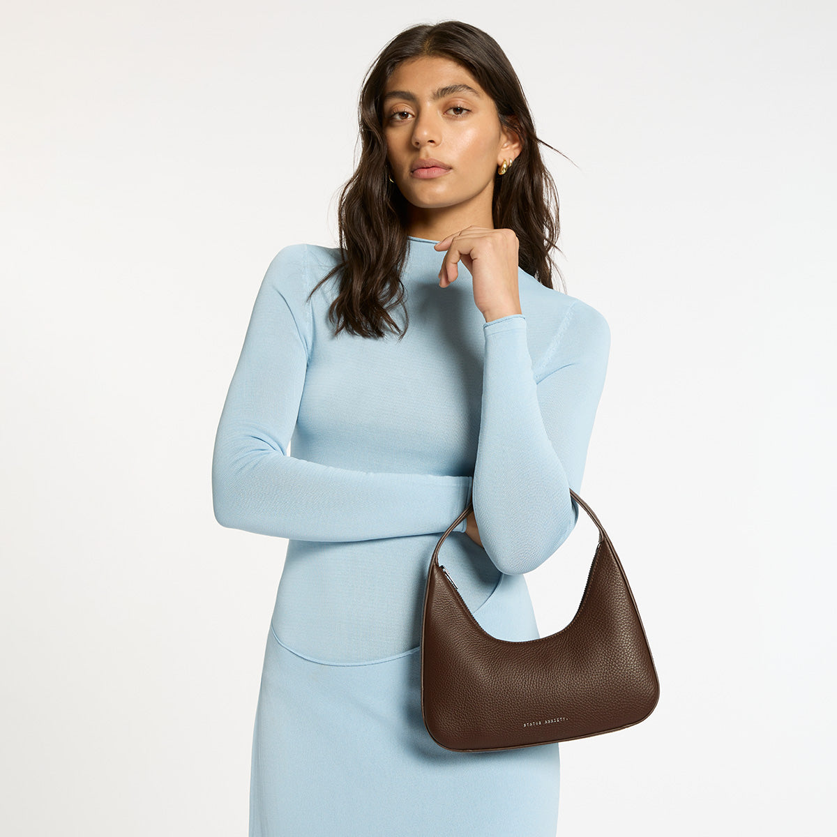 Aurora Leather Tote Bag in Cocoa Brown - Stylish & Spacious Handbag for Women, Perfect for Work, Travel & Everyday Use