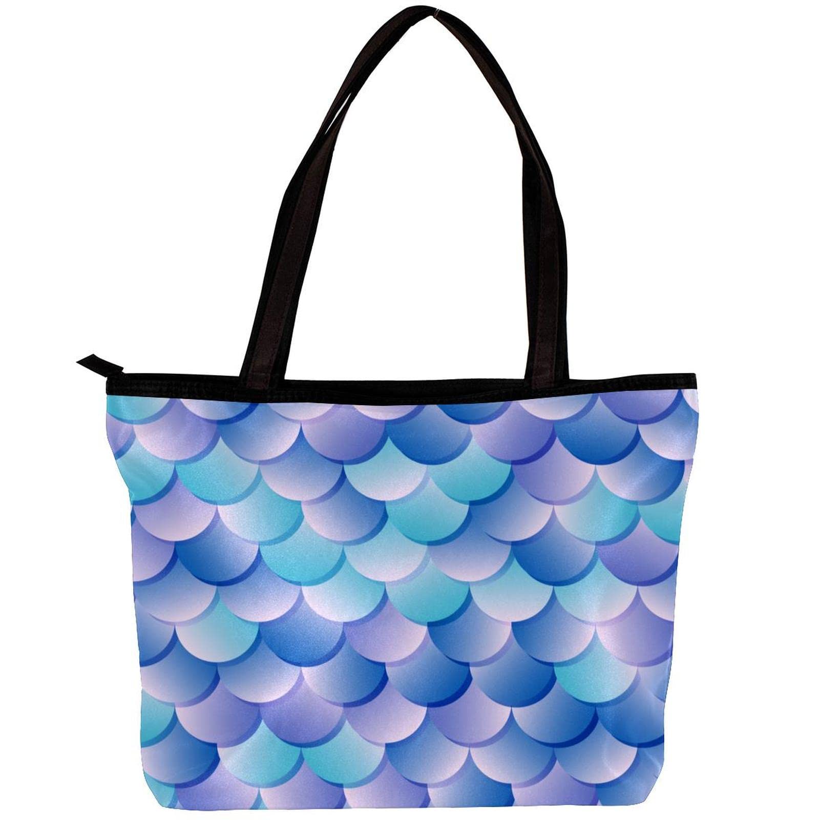 Stylish Women's Tote Bag with Cute Dragon Print & Inner Pocket - Fashionable Shoulder Handbag for Work, Travel & Daily Use