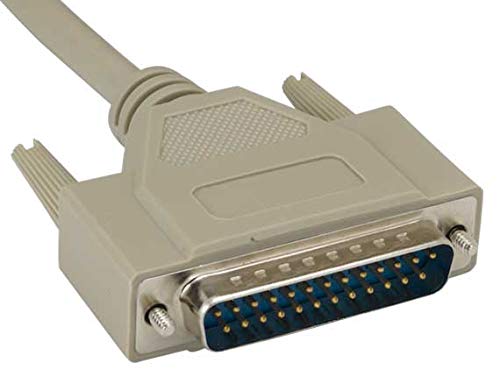 DB25 Male to CN36 Male Parallel Printer Cable - 25-Pin to 36-Pin Connector - 10 Feet High-Speed Data Transfer Cable for Dot Matrix Printers, Industrial Equipment & Legacy Devices - Perfect for Office, Warehouse & Retro Computing Setups