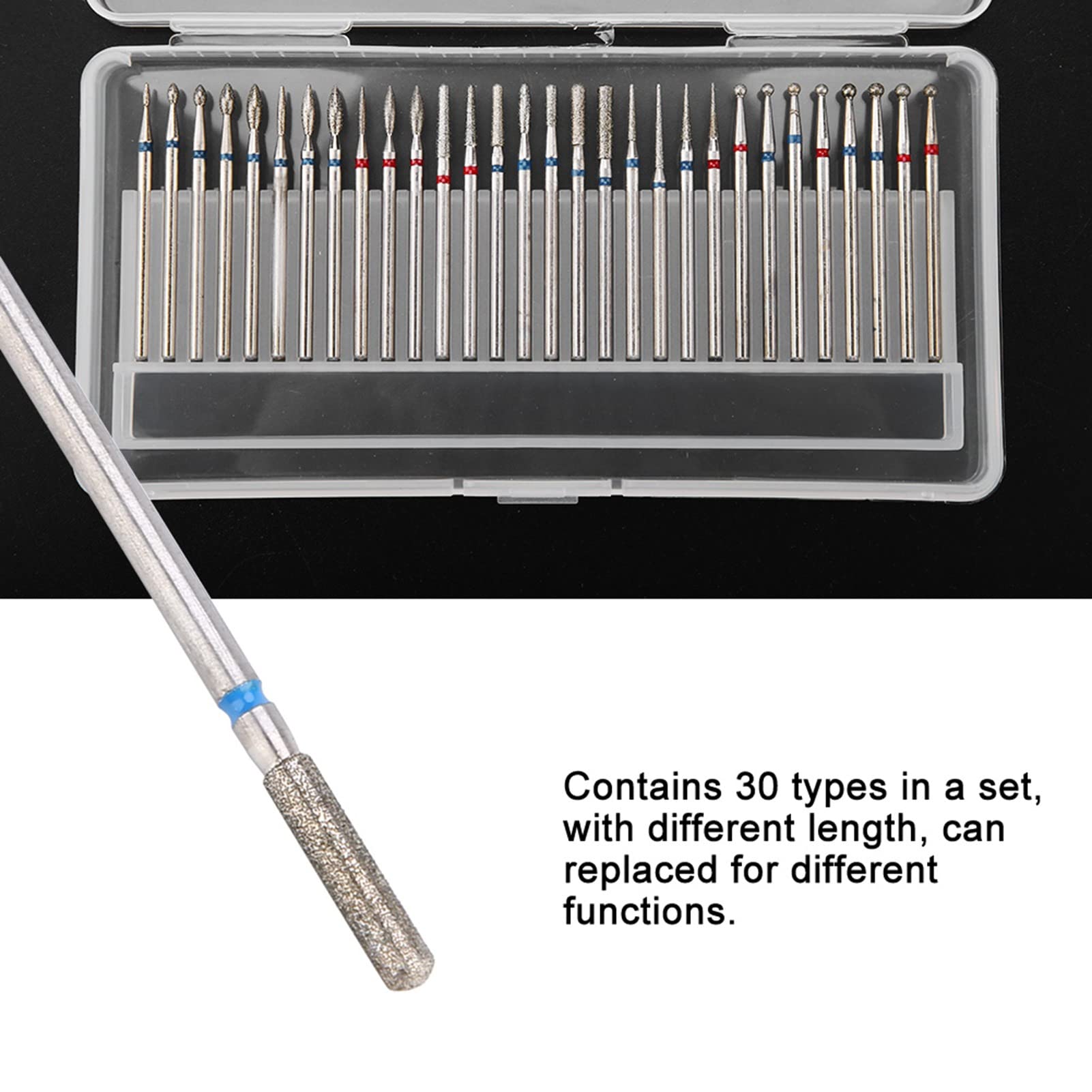 Professional Electric Nail Drill Kit - Portable Efile Manicure Pedicure Set with Carbide Cuticle Remover Bits & Ceramic Nail Files for Acrylic/Gel Nails | Home Salon & Professional Use | Perfect for DIY Nail Care, Beauty Salons & Mobile Nail Technicians