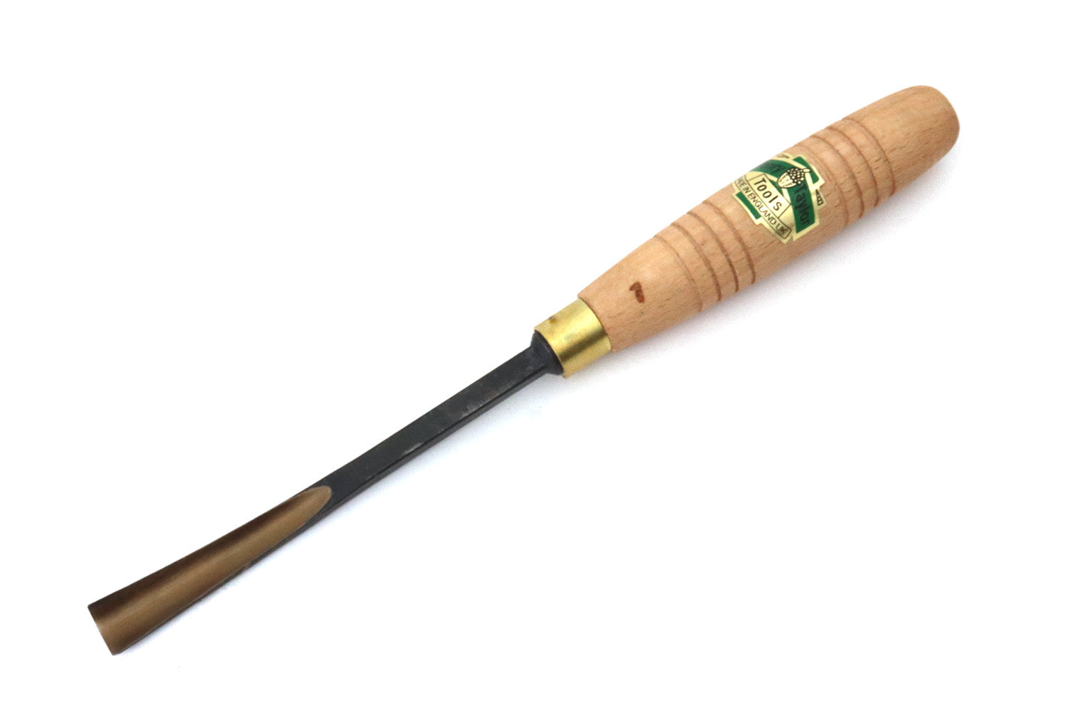 Henry Taylor #7 Fishtail Long Pod Gouges Woodcarving Chisels - Premium Woodworking Tools for Fine Detail & Relief Carving - Perfect for Furniture, Cabinetry & Decorative Wood Art Projects