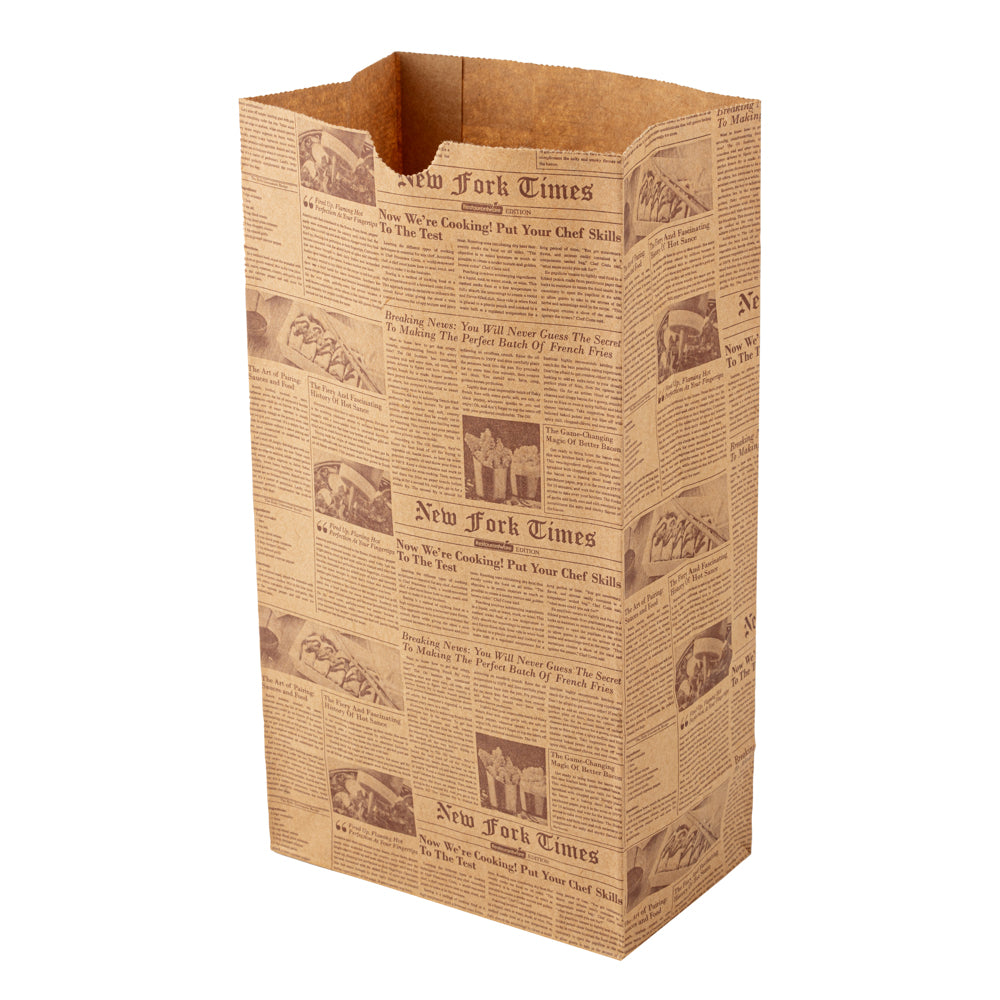 Eco-Friendly Kraft Paper Bags 6lb - 6x3.5x10.75 Inches - 100 Count Bulk Pack - Perfect for Retail Shopping, Gift Wrapping & Party Favors