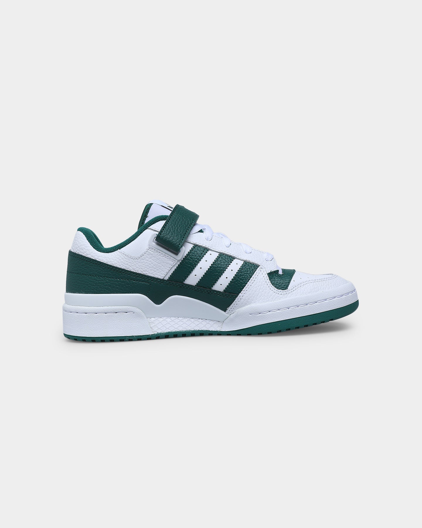 Adidas Forum Low Sneakers - Cloud White, Collegiate Green & White | Men's Casual Shoes for Everyday Wear & Street Style