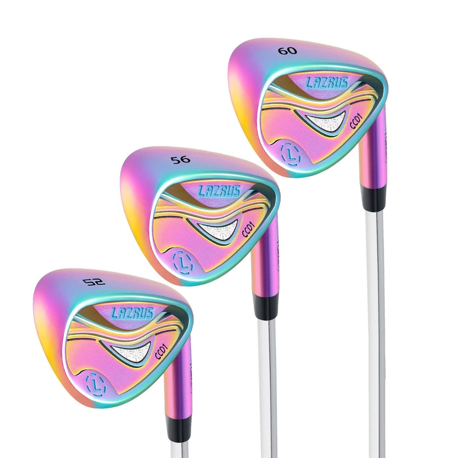 Premium Forged Golf Wedges Set (52° 56° 60° or 50° 54° 58°) - Cavity Back Design for Better Control & Spin | Perfect for Short Game, Bunker Shots & Approach Play