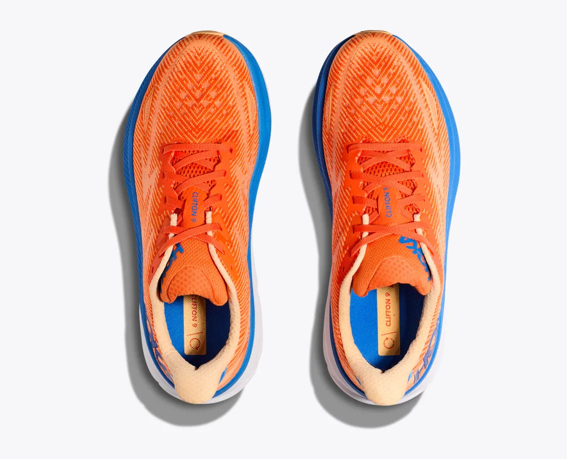 HOKA ONE ONE Clifton 9 Running Shoes for Men - Lightweight Cushioned Sneakers for Road Running, Jogging & Gym Workouts