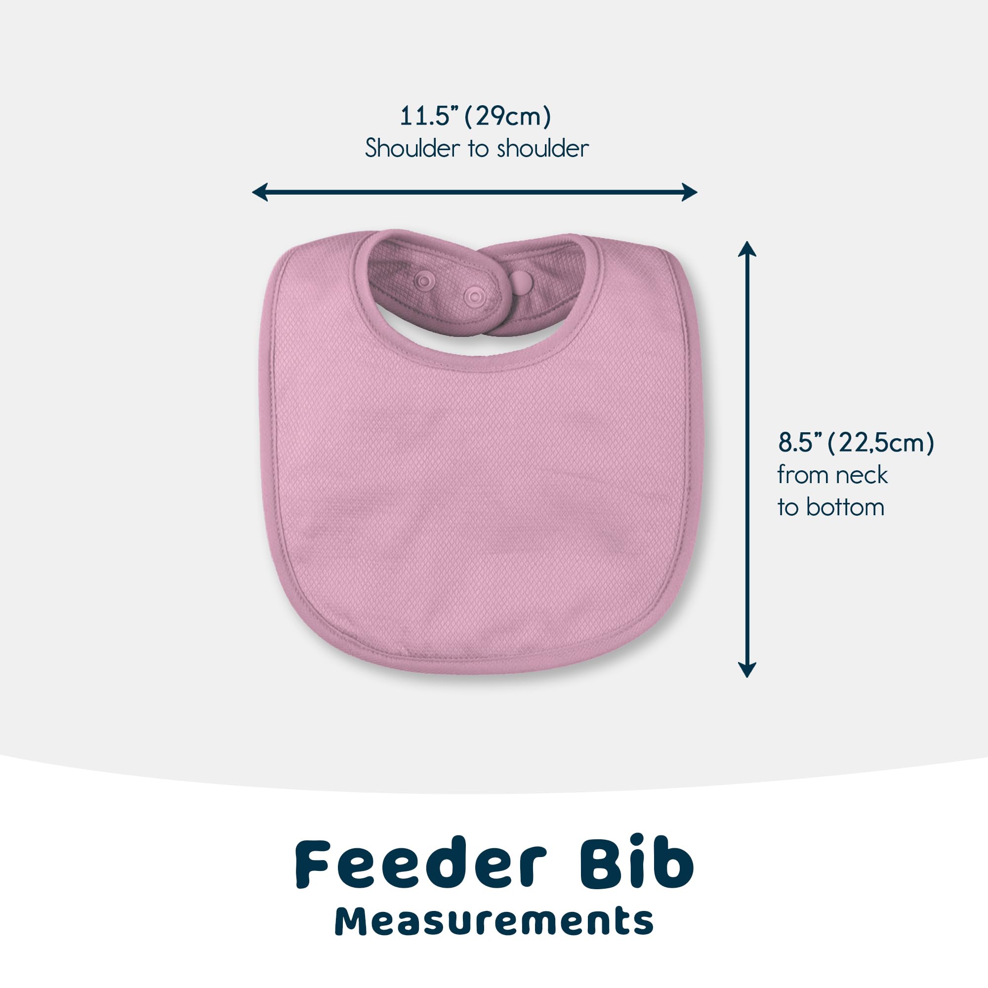 Tiny Twinkle Baby Feeding Bibs 8 Pack - Waterproof & Absorbent Drool Bibs for Infants - Soft & Comfortable for Mealtime, Teething, and Daily Use