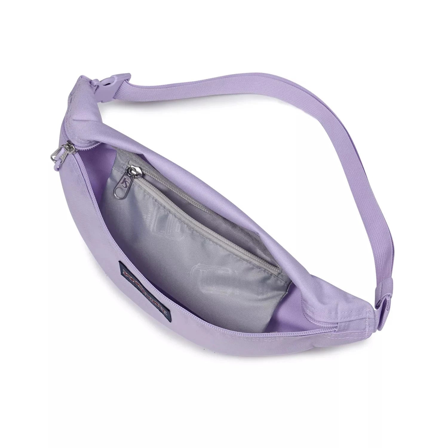 JanSport Swing Waist Pack - Pastel Lilac Crossbody Bag for Women & Men | Lightweight Travel Fanny Pack for Hiking, Concerts & Outdoor Activities