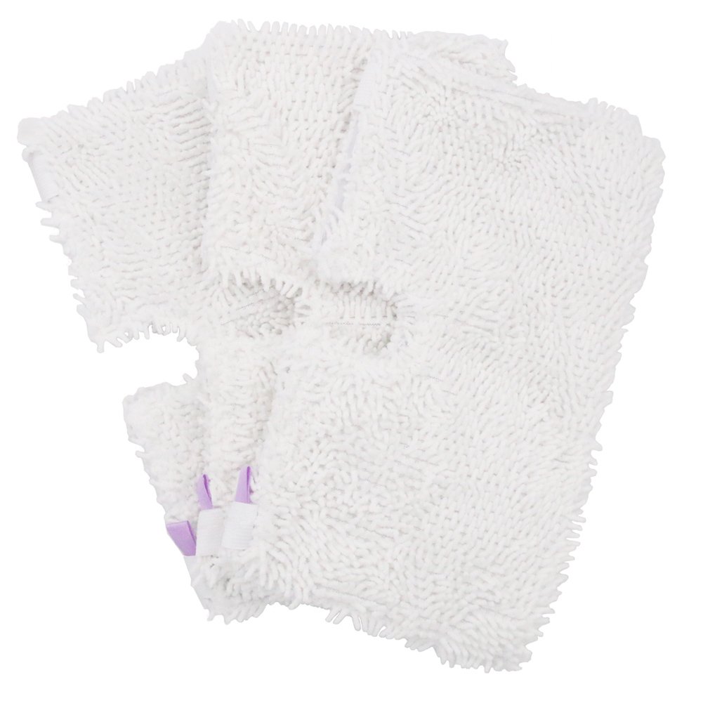 3PCS Washable Microfiber Steam Mop Pads Replacement for Shark S3501 S3601 S2902 S3901 S3550 S3601D S3801 S3801CO SE450 S2901 - Perfect for Hardwood Floors, Tile & Laminate Cleaning