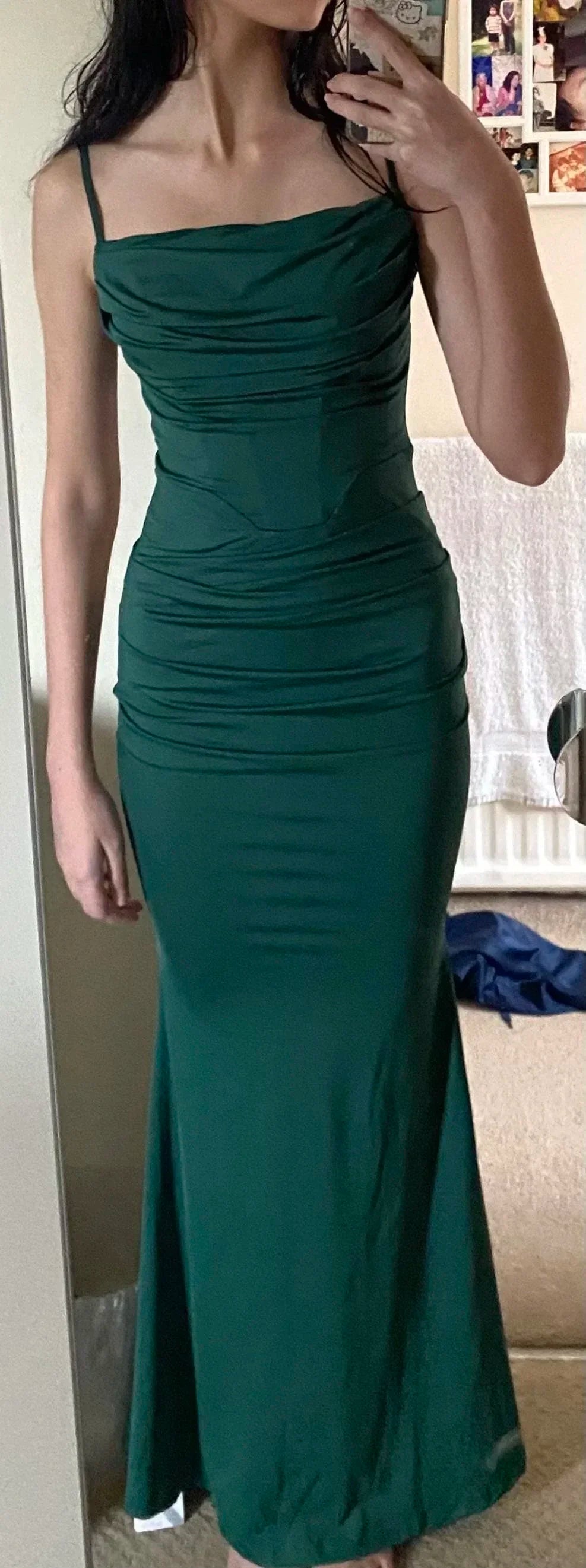 Elegant Women's Almond Corset Maxi Dress - Sexy Backless Bodycon Evening Gown with Fishbone Design for Night Party, Prom, Wedding & Special Occasions