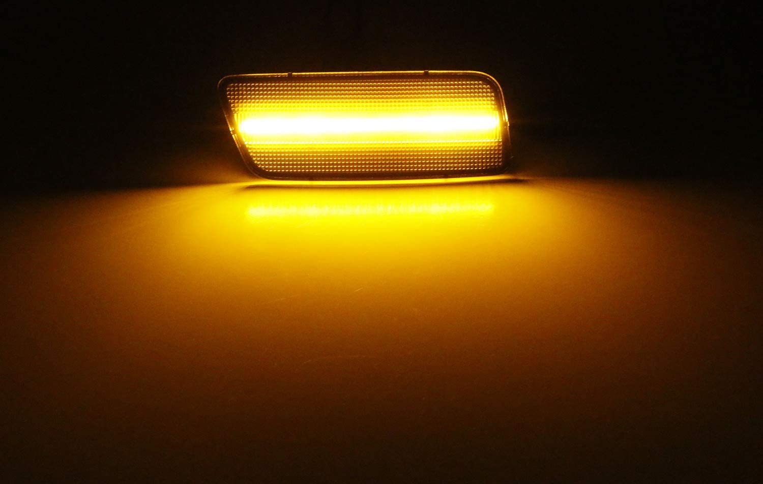 Amber LED Side Marker Lights for 2010-2014 Volkswagen MK6 GTI - Clear Lens, Easy Installation, Durable & Bright - Perfect for Night Driving and Car Customization