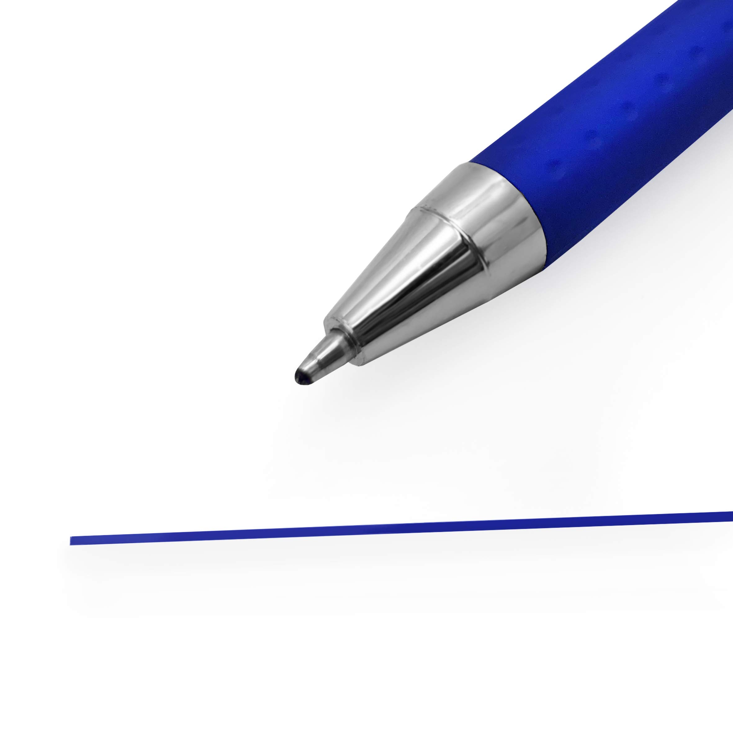 Zebra Classic Z-Grip Flight Ballpoint Pens - 1.2mm Medium Point - Smooth Blue Ink - 20 Pack for Office, School & Everyday Writing