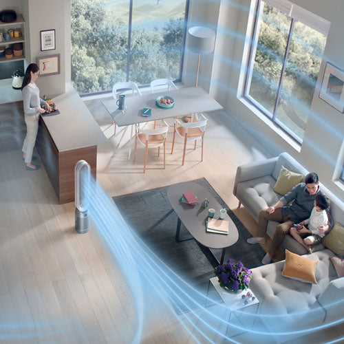 Refurbished Dyson TP7A Air Purifier & Fan - Auto-React Technology, 1 Year Warranty | Perfect for Bedroom, Office & Allergy Relief