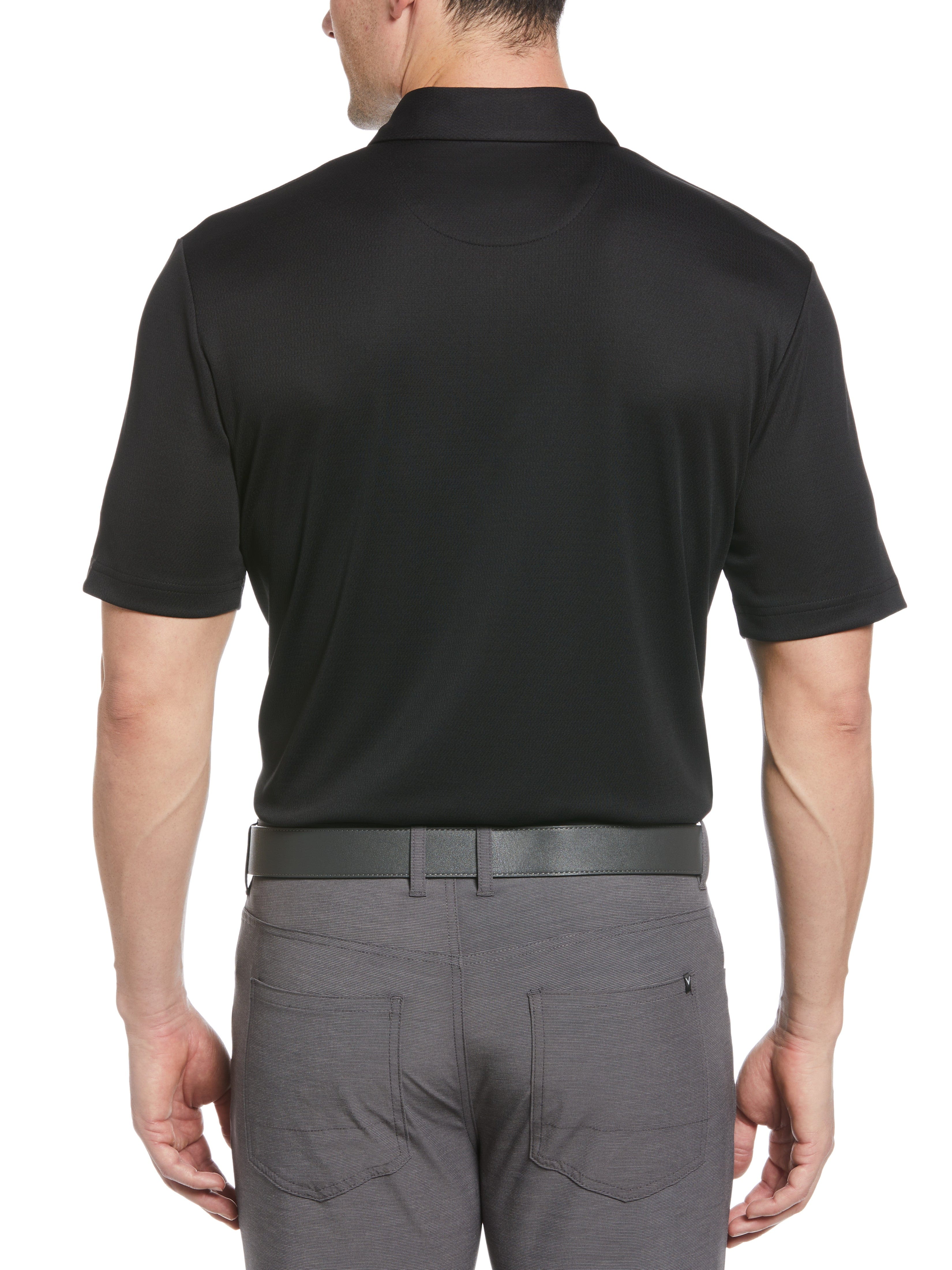 Men's Micro Texture Polo Shirt - Breathable & Comfortable for Casual & Business Wear | Perfect for Office, Golf & Outdoor Activities